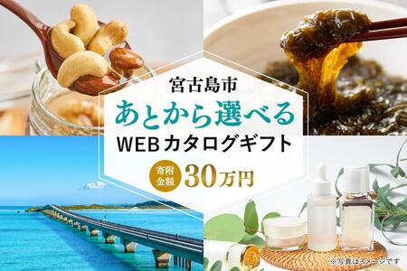 あとから選べるWEBカタログギフト(寄附30万円コース)90000ポイント宮古島市