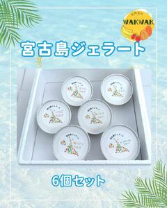 [宮古島産フルーツ使用]宮古島ジェラート 贅沢6種食べ比べセット(WK01)