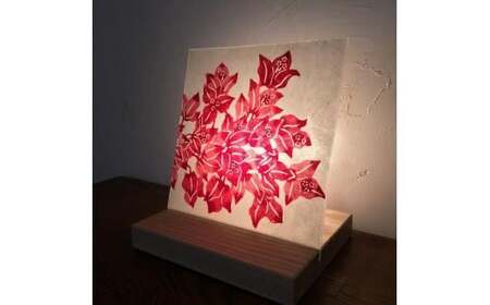 琉球あんどん板型（大）ブーゲンビリア