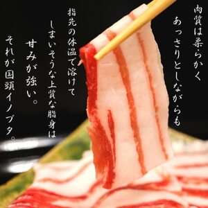 国頭イノブタ バラ(スライス) 1kg【配送不可地域：離島】【1580305】