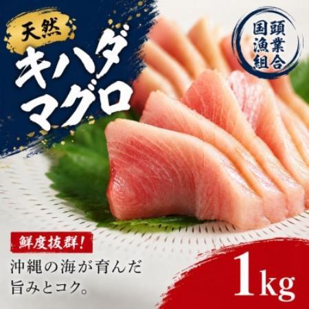 【沖縄県産】天然キハダマグロ 1kg_マグロ_【配送不可地域：離島】【1579281】