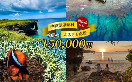 【返礼品なし】沖縄県恩納村ふるさと応援寄附金 150000円 