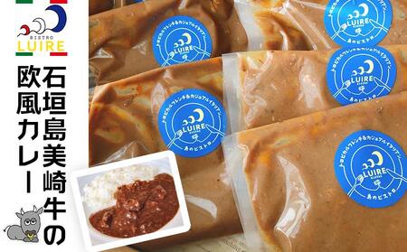 石垣島美崎牛の欧風カレー 各200g × 5パック ビストロリュイール|カレー カレーライス 欧風 フレンチ スパイス 肉 お肉 にく 食品 恩納村 真栄田 沖縄 人気 おすすめ 送料無料 ギフト