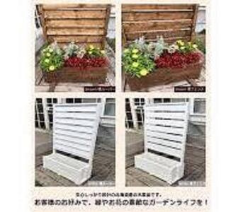 fence planter「GRANDE」横ルーバータイプ【ホワイト】【枕木 枕木 枕木 枕木 枕木 枕木】