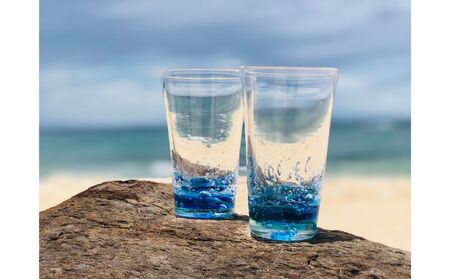 【UMIKAZE】オーシャンビアグラス　2個セット