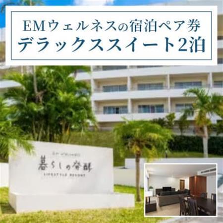EMウェルネスの宿泊ペア券 デラックススイート2泊 沖縄