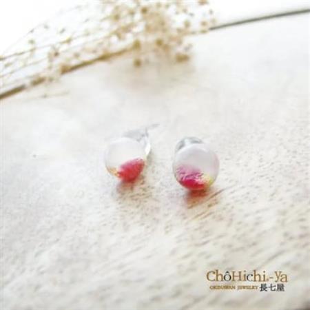 長七屋の月桃ピアス[GeP-1]証明書付