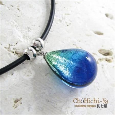 長七屋のケラマブルーネックレス KNH-7 証明書付き