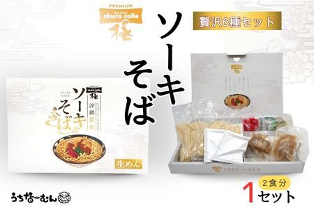 ちゅらコレ プレミアムソーキそば贅沢6点セット 2食入 1P
