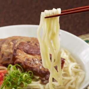 [沖縄本場の味・レビューキャンペーン対象]与那覇食品の沖縄そば6食セット(麺・出汁のみ)