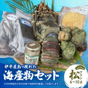 伊平屋島で獲れた海産物セット 松プラン(6〜10品)[配送不可地域:離島]