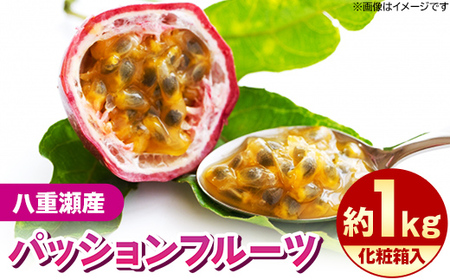 [化粧箱入][先行受付・2026年発送]わらやーファーム パッションフルーツ 約1kg - 贈答用 プレゼント 贈り物 ギフト 南国フルーツ 国産 先行予約 おすすめ 沖縄県 八重瀬町