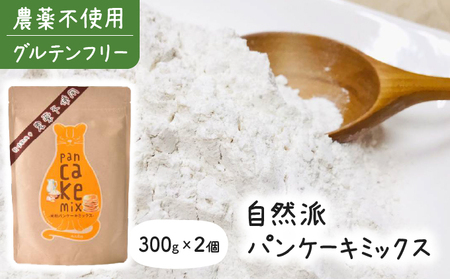 大浜農園 自然派パンケーキミックス 無農薬&グルテンフリー[お菓子・焼き菓子・グルテンフリー・米粉・パンケーキ]