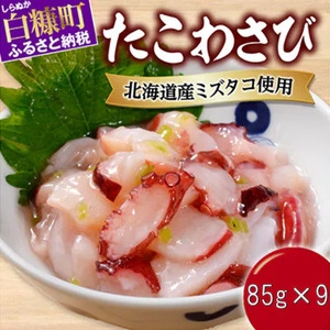 たこわさび【85g×9パック】_I010-1364