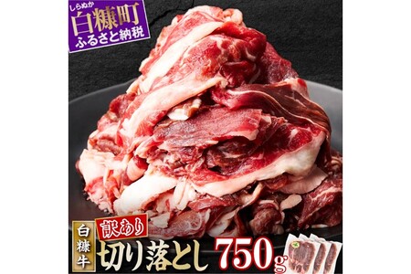 ※賞味期限2025年7月22日[訳あり]白糠牛 切り落とし[750g(250g×3) ]_I007-1459-A