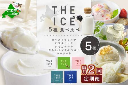 [隔月2回定期便][THE ICE]5種食べ比べ 5個セット[CJB020206]