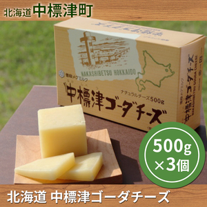 北海道 中標津ゴーダチーズ 500g×3個