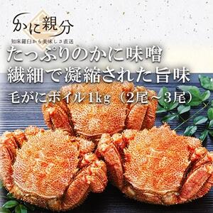 冷凍ボイル毛ガニ 1kg(2-3尾) | かに かに かに かに かに