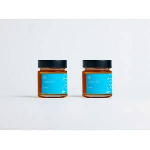 青森産純粋はちみつ 晩夏の百花蜜 2個セット_調味料 はちみつ ハチミツ 蜂蜜_