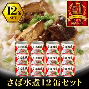 マルハニチロ さば水煮(国産)缶詰 190g×12缶 ふるさと納税
