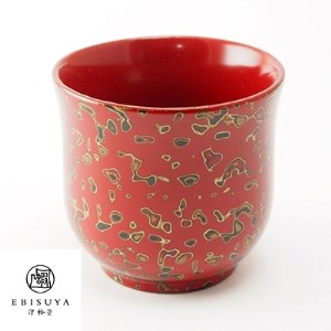 津軽塗 お猪口 赤上_雑貨・日用品 グラス・カップ 食器 装飾品・工芸品 陶器・漆器 _