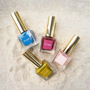 「ほたての貝殻」から生まれたサステナブルポリッシュ CYAN(水縹、卯波、橙海、海明)4色セット_美容 _