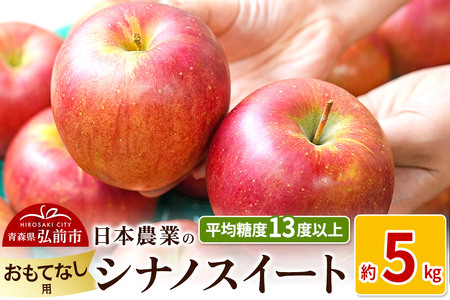 りんご [先行受付]平均糖度13度以上! シナノスイート 約5kg おもてなし用