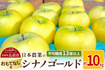 【25年11月～発送】りんご 平均糖度13度以上！ シナノゴールド 約10kg おもてなし用【先行受付】