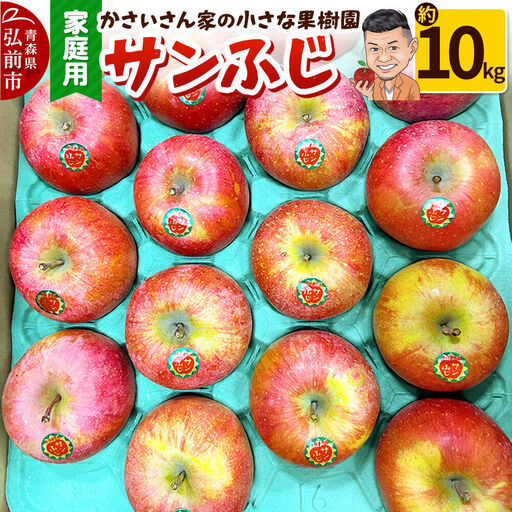 【26年12月～発送】りんご サンふじ 約10kg【家庭用】