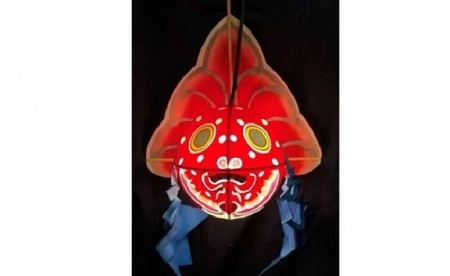 金魚ねぷた(LEDコンセント吊り下げタイプ)[ 民芸品 工芸品 ]