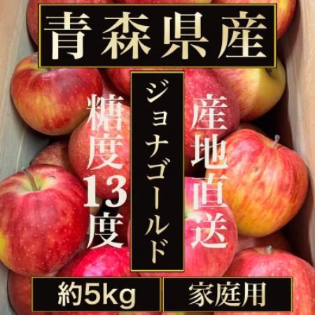 【青森の誇り】青森直送ジョナゴールドりんご約5kg(家庭用/訳あり)【配送不可地域：離島】【1740238】
