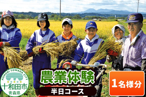農業体験 青森県十和田市 半日コース(1名様分)[レターパックプラス]
