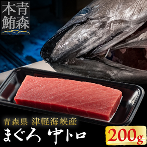 [引き締まった旨味]津軽海峡産まぐろ(中トロ200g)