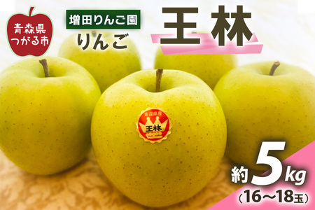 りんご 王林 5kg (16〜18玉)｜青森県産 津軽 つがる リンゴ [0060]