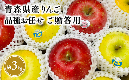 2025年5〜6月発送! 品種お任せ 旬のりんご詰め合わせ3kg贈答用[そと川りんご園]りんご リンゴ 林檎 りんご 青森 平川市産