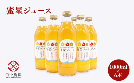  100年の歴史 蜜星ジュース 1L×6本 [hi-0039-010]