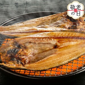 [敬老ギフト]高級!こだわり一夜干し真ほっけ開き 特大サイズ3枚