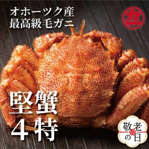[敬老ギフト]ボイル毛がに(約440g〜570g)×1尾