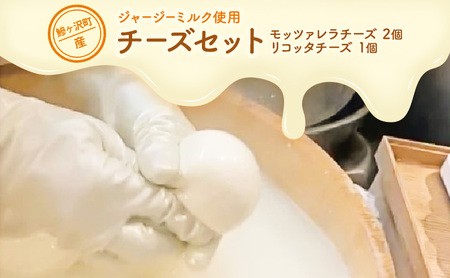 鰺ヶ沢町産 ジャージーミルク使用 モッツァレラチーズ 2個 リコッタチーズ 1個[ 加工食品 乳製品 ]