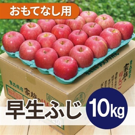 【2026年10月発送予定】平均糖度12度以上! 早生ふじ 約10kg おもてなし用【配送不可地域：離島・沖縄県】【1667888】