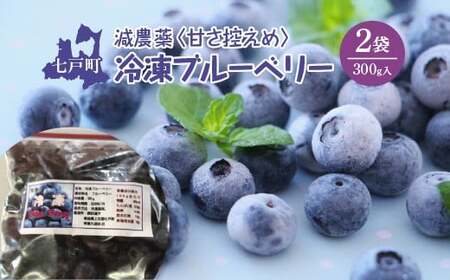 減農薬[そのまま食べられる]冷凍ブルーベリー(300g)2袋セット [02402-0431]