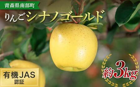 有機JAS認証 りんご シナノゴールド 約3kg [和楽堂りんご養生農苑] オーガニック 無農薬 F21U-322