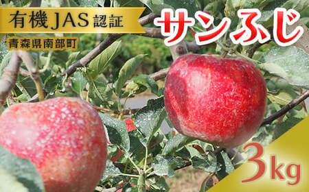 有機JAS認証 サンふじ りんご 約3kg [和楽堂りんご養生農苑] 青森りんご リンゴ 林檎 アップル あおもり 青森 青森県 南部町 三戸 南部 果物 くだもの フルーツ オーガニック デザート 果実 食品 F21U-325