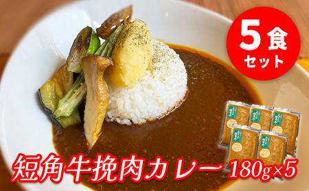 肉専門レストラン「パイオニアファーム」 短角牛挽肉カレー5食セット お肉 牛肉 加工品 惣菜 冷凍