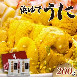 期間限定 訳あり うに 浜ゆで うに 200g(100g×2)冷凍 ミョウバン不使用 岩手県産 三陸 ウニ 三陸産ウニ ウニ丼 キタムラサキウニ 小分け 冷凍 産 ウニ丼 キタムラサキウニ 小分け 