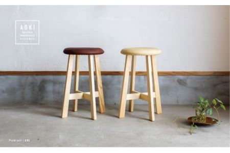 南京いす レザータイプ(ブラウン) [705-1]