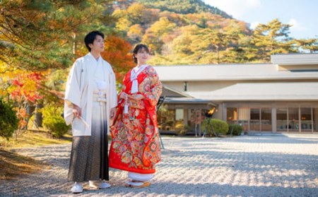 花巻温泉 佳松園宿泊付きフォトウエディング利用券 [857]