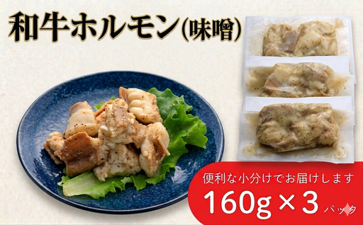 和牛ホルモン 塩味 3パック 肉 牛肉 和牛 ホルモン 塩 冷凍 焼肉 BBQ アウトドア バーベキュー C0612 岩手県 北上市 ヤマトフードサービス