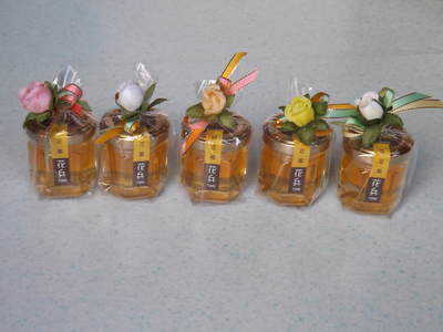 [遠野産 純粋 ハチミツ] 蜂蜜 百花蜜 40g5本セット 国産 遠野産 非加熱 はちみつ[花兵養蜂農園]