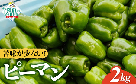 ピーマン 苦みの少ない 新鮮ピーマン 約2kg ピーマン ピーマン ピーマン ピーマン ピーマン